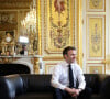 Vous vous en doutez, Elon Musk et Grimes ont une fois encore rivalisé d'originalité pour le choix du prénom...
Emmanuel Macron rencontre Elon Musk lors de la 6ème édition du sommet "Choose France" au Château de Versailles , près de Paris, France, le 15 mai 2023. © Eliot Blondet/Pool/Bestimage