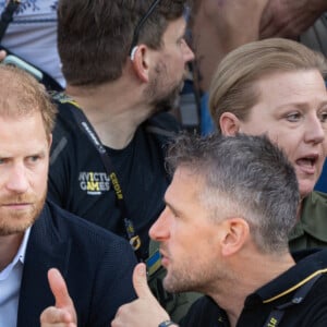 Le prince Harry, duc de Sussex, assiste aux Invictus Games 2023 (Jour 2) à Düsseldorf, Allemagne, le 11 septembre 2023. © Imago/Panoramic/Bestimage