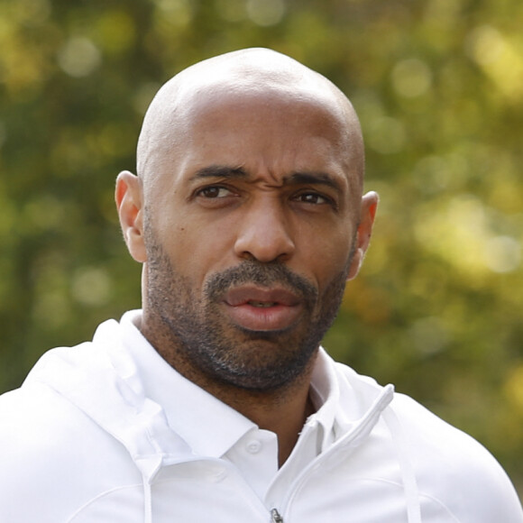Thierry Henry - Inauguration de l'espace Michel Hidalgo au Centre National du Football de Clairefontaine (Yvelines), le 5 septembre 2023. © Michael Baucher / Panoramic / Bestimage