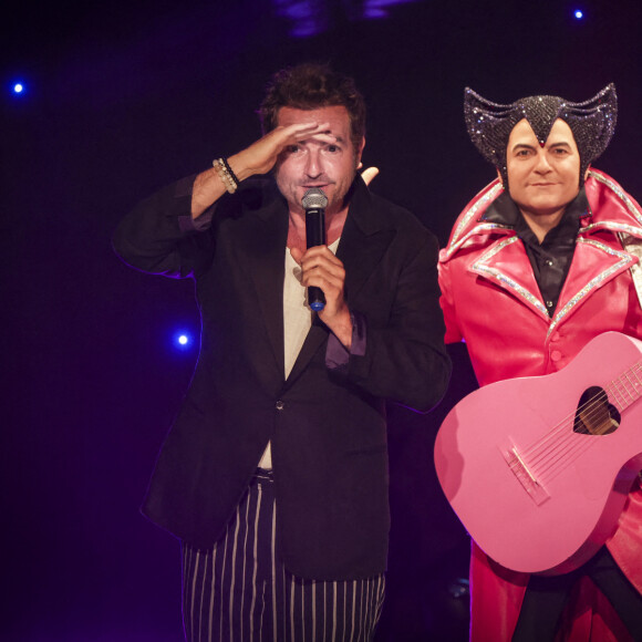 Matthieu Chedid - Inauguration de la statue de cire de Matthieu Chedid, le chanteur - M -, au musée Grévin. Paris, le 11 septembre 2023. © Jack Tribeca / Bestimage