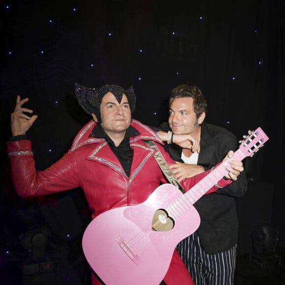 Matthieu Chedid - Inauguration de la statue de cire de Matthieu Chedid, le chanteur - M -, au musée Grévin. Paris, le 11 septembre 2023. © Jack Tribeca / Bestimage