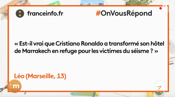 L'équipe de "Télématin" s'interroge sur la fake news axée sur Cristiano Ronaldo.