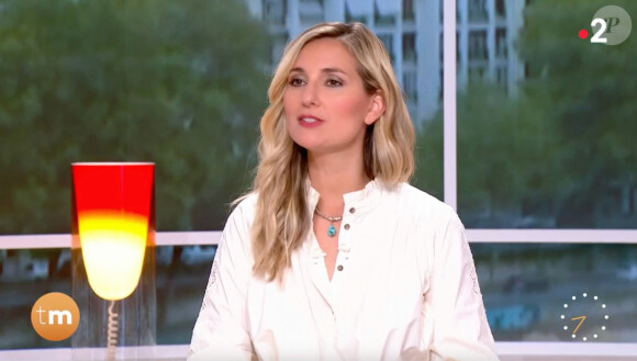 Marie Portolano sur le plateau de "Télématin".