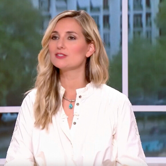 Marie Portolano sur le plateau de "Télématin".