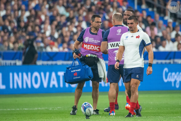 Thomas Ramos a expliqué qu'il prenait en compte l'avenir de sa femme dans ses choix de club
 
Thomas Ramos (XV de France) - Match d'ouverture de la coupe du monde de Rugby : La France l'emporte 27 à 13 fve à la Nouvelle Zélande (All Blacks) au Stade de France à Saint-Denis le 8 septembre 2023. © Baptiste Autissier / Panoramic / Bestimage