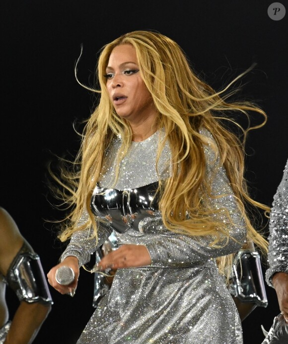 Beyonce Knowles en concert à la "Friends Arena" à Stockholm en Suède, le 10 mai 2023. C'est le premier concert de sa tournée mondiale "Renaissance World Tour". 