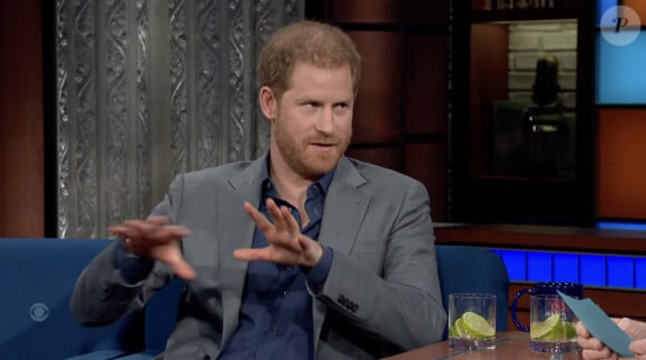 Le prince Harry donne une interview sur le plateau de Stephen Colbert à propos de la vie après la mort 