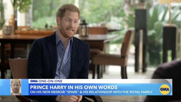 Images de l'émission "Good Morning America" avec le prince Harry. © JLPPA/Bestimage 