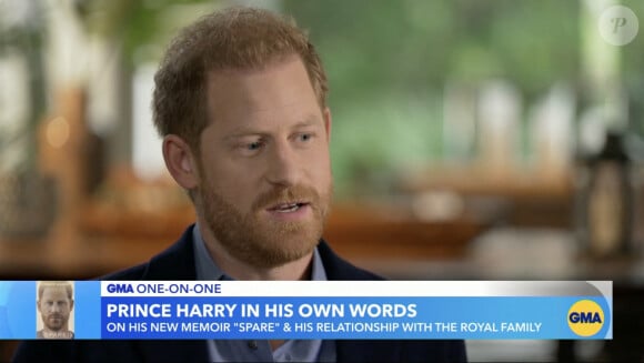 Images de l'émission "Good Morning America" avec le prince Harry. © JLPPA/Bestimage 