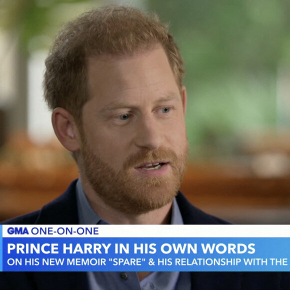 Images de l'émission "Good Morning America" avec le prince Harry. © JLPPA/Bestimage 