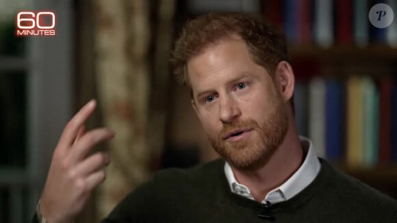 Images de l'émission "60 Minutes" avec le prince Harry. © JLPPA/Bestimage 