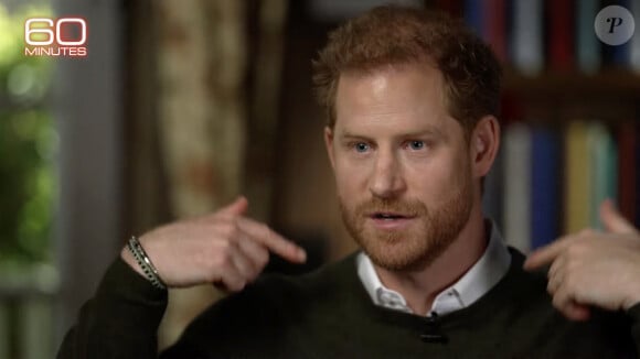 Images de l'émission "60 Minutes" avec le prince Harry. © JLPPA/Bestimage 