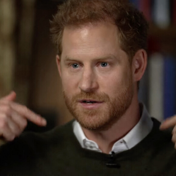 Images de l'émission "60 Minutes" avec le prince Harry. © JLPPA/Bestimage 