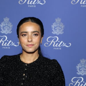 Hafsia Herzi - Photocall des 125 ans du Ritz à Paris Le 14 septembre 2023. Le Ritz Paris a célébré ses 125 ans autour d'une soirée légendaire, en présence de plus de 700 invités, dont de très nombreuses personnalités issues du monde de la mode, des arts et du spectacle. Une soirée exceptionnelle, en hommage à César Ritz, fondateur visionnaire de l'hôtel, et placée sous le signe de l'Or, en écho à Louis XIV, le roi soleil, à l'origine de la célèbre place Vendôme. Durant plusieurs heures, dans le Grand Jardin de l'hôtel, brillant de mille feux, plus de 90 artistes se sont produits sous la direction artistique et la mise en scène et en danse de F. Fontan. Une scénographie somptueuse rappelant les grandes fêtes du Château de Versailles. La direction musicale a quant à elle été confiée au chef d'orchestre et compositeur T. Roussel. La soirée se déroulait en 3 actes : " le roi chante ", " le roi danse ", et " tout le monde danse ". Les invités ont été éblouis par les performances des artistes dont le duo Charlie Voodoo et Théophile Alexandre, accompagnés de danseuses inspirées de l'exubérante Marquise Casati, de la danseuse Etoile A.Renavand et des danseurs du Ballet de l'Opéra national de Paris - F. Melac, R. Stojanov et T. Coste - les Electrostreet, le Symphonic Orchestra du Ritz Paris et ses musiciens, les Dj back to back Desiderata, P. Winter et K.Smile... sans oublier D. Bürki, rayonnante Maîtresse de cérémonie. Toute l'offre gastronomique de cette soirée a été confiée à J. Legras, Chef Exécutif du Ritz Paris, à F. Perret, Chef Pâtissier de l'hôtel, et à R. de Courcy, Chef Barman. Une soirée extraordinaire pour célébrer 125 ans de légende et ancrer le Ritz Paris dans l'éternité. © Rachid Bellak/ Bestimage 