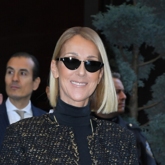Celine Dion est en promotion à New York pour son nouvel album "Courage" le 15 novembre 2019.