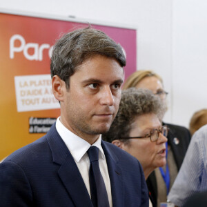 En attendant d'en savoir plus, de nombreuses personnes témoignent de leur écoeurement.
Gabriel Attal, ministre de l'Éducation nationale et de la Jeunesse, lors de la 47ème édition de la Compétition nationale des métiers organisée par WorldSkills France à Lyon le 16 septembre 2023. © Pascal Fayolle / Bestimage.