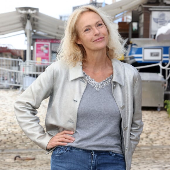 Alexandra Vandernoot - Photocall de la série "Mon Ange" lors du Festival de la Fiction de La Rochelle, le 18 septembre 2021.