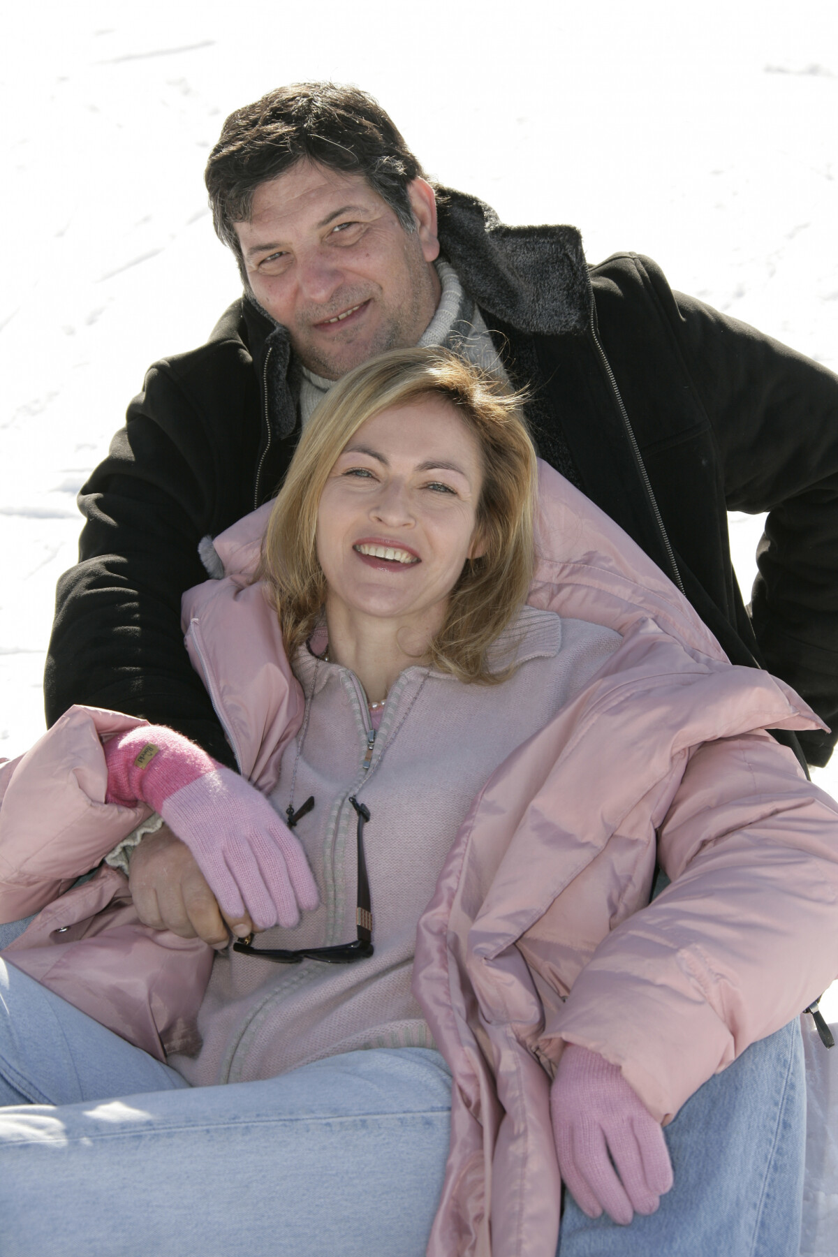 Photo : Archives - Alexandra Vandernoot et son compagnon Bernard Uzan lors  du Festival International du Film de Télévision de Luchon, le 3 février  2006. - Purepeople