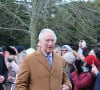 Lui qui habite en partie dans un manoir à Highgrove paye un loyer pour continuer d'y vivre
Le roi Charles III d'Angleterre, - La famille royale d'Angleterre au premier service de Noël à Sandringham depuis le décès de la reine Elizabeth II le 25 décembre 2022. 