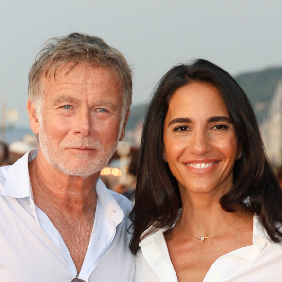 Franck Dubosc et Danièle Dubosc sur le tapis rouge du prix du court métrage lors du 37ème festival du film de Cabourg (37ème journées romantiques du 14 au 18 juin 2023), à Cabourg, France, le 16 juin 2023. © Coadic Guirec/Bestimage