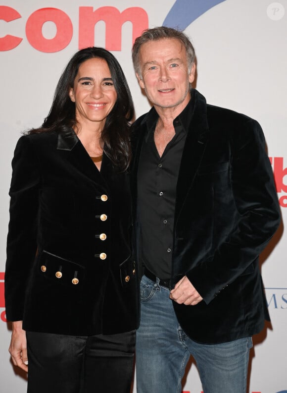 Franck Dubosc et sa femme Danièle - Première du film "Alibi.com 2" au cinéma Le Grand Rex à Paris le 6 février 2023. © Coadic Guirec/Bestimage