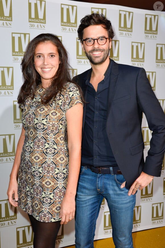 Ensemble, ils ont accueilli deux enfants, Edgar et Thelma. 
Exclusif - Thomas Isle et sa femme Carole Tolila - Soirée d'anniversaire des 30 ans de TV Magazine au Pavillon des Champs-Elysées à Paris le 17 octobre 2017. © Coadic Guirec/Bestimage