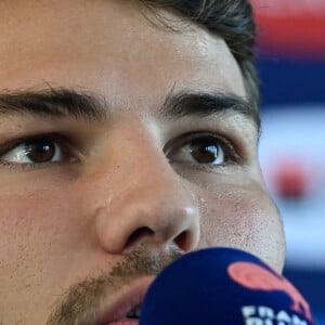 Antoine Dupont ( 9 - France ) - Conférence de presse de l'équipe de France de Rugby à Paris le 6 septembre 2023. © Federico Pestellini / Panoramic / Bestimage 