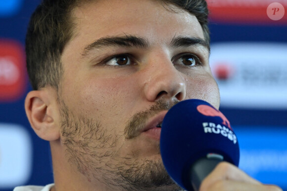 Antoine Dupont ( 9 - France ) - Conférence de presse de l'équipe de France de Rugby à Paris le 6 septembre 2023. © Federico Pestellini / Panoramic / Bestimage 