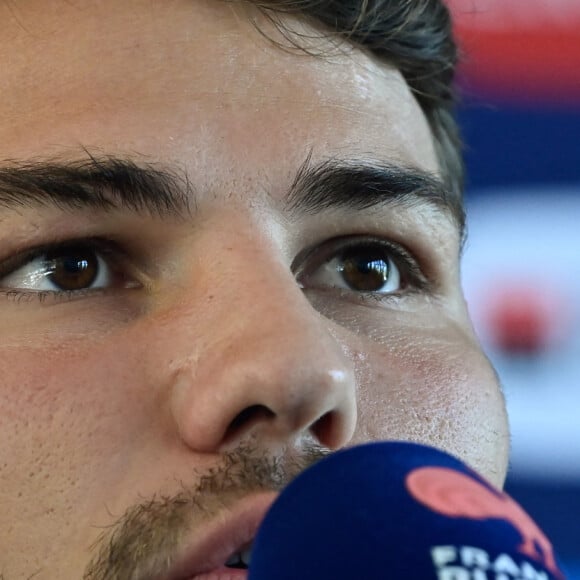 Antoine Dupont ( 9 - France ) - Conférence de presse de l'équipe de France de Rugby à Paris le 6 septembre 2023. © Federico Pestellini / Panoramic / Bestimage 