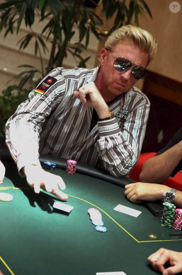 Boris Becker participait au tournoi de poker de Berlin, le 6 mars 2010 !