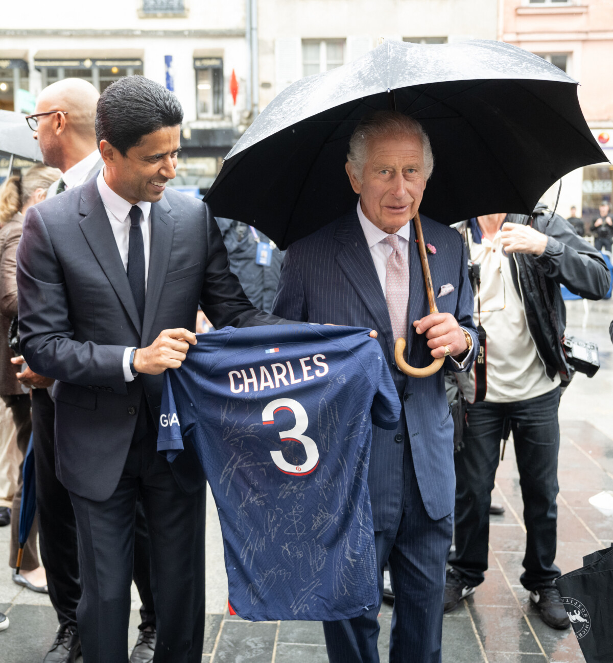 Photo : Le président du PSG (Paris Saint Germain) Nasser al-Khelaïfi ...