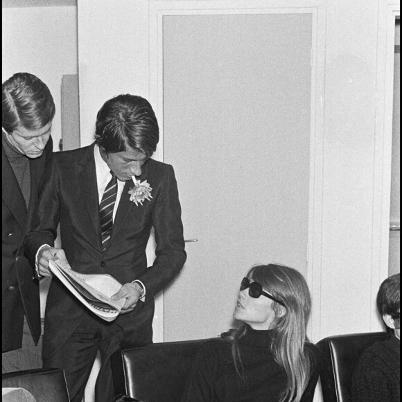 Françoise Hardy et Jacques Dutronc (archive)