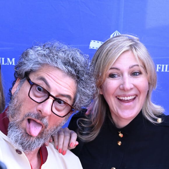 Radu Mihaileanu, Amanda Sthers - Avant-première du film " Une Nuit " lors du Festival du Cinéma & Musique de Film à La Baule, le 30 juin 2023. © Rachid Bellak/Bestimage