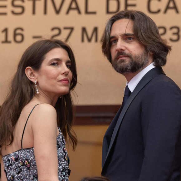 Charlotte Casiraghi et Dimitri Rassam ont des univers bien distincts : la mode et la philosophie pour elle, le cinéma pour lui 
Dimitri Rassam et Charlotte Casiraghi - Montée des marches du film " Killers of the flower moon " lors du 76ème Festival International du Film de Cannes, au Palais des Festivals à Cannes.© Olivier Borde / Bestimage 