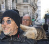 Exclusif - Pascal Obispo - Personnalités à la conférence spectacle de Al Pacino "An evening with Al Pacino" à la salle Pleyel à Paris le 25 avril 2023. 