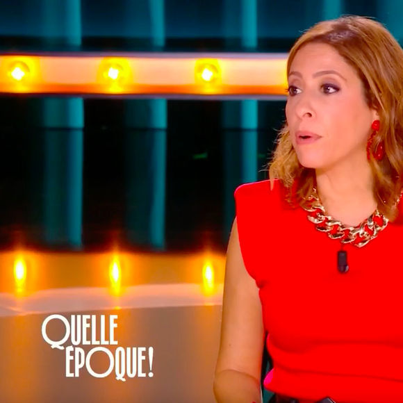 Léa Salamé sur le plateau de "Quelle époque !" diffusée ce samedi 30 septembre