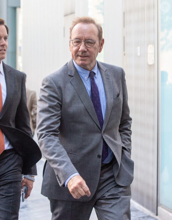 July 17, 2023, London, England, United Kingdom: Actor KEVIN SPACEY is seen outside Southwark Crown Court in London as he stands trial over sexual offence allegations. (Credit Image: © Tayfun Salci/ZUMA Press Wire) 