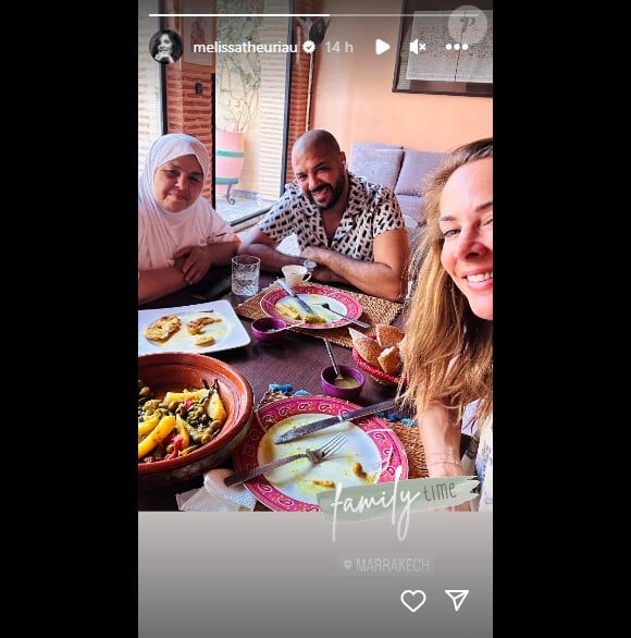 Elle a retrouvé une partie de sa belle-famille.
Melissa Theuriau a fait son grand retour au Maroc.