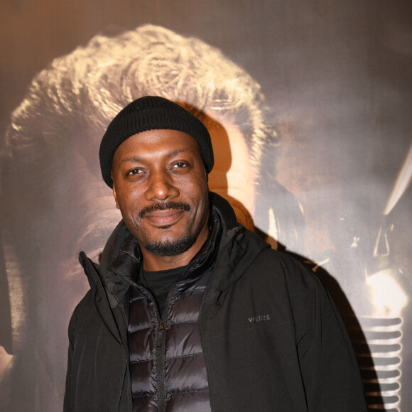 Harry Roselmack à la première du film "On the Line" dans la dernière salle de cinéma du quartier Saint-Germain-des-Prés le Silencio des Prés à Paris, France, le 12 janvier 2023. © Rachid Bellak/Bestimage 