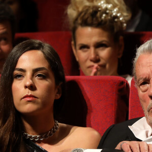 Alain Delon et sa fille Anouchka - Remise de la Palme d'Honneur à Alain Delon lors du 72ème Festival International du Film de Cannes, le 19 mai 2019.