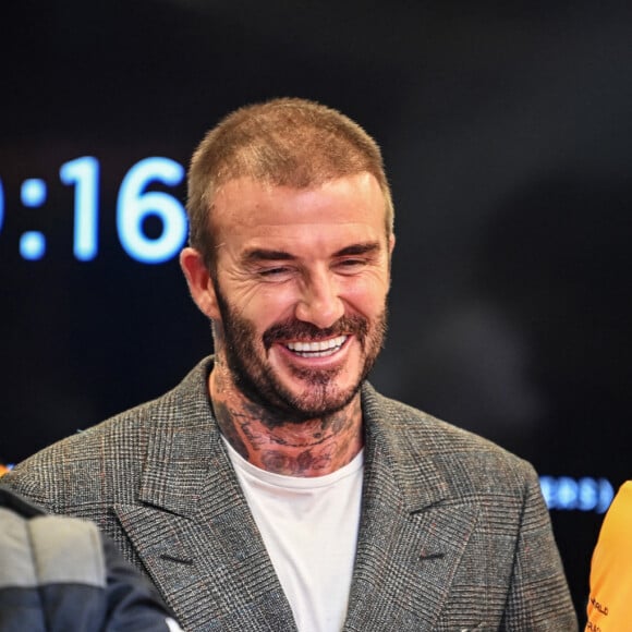 David Beckham au Grand Prix du Qatar. © Motorsport Images/Panoramic/Bestimage