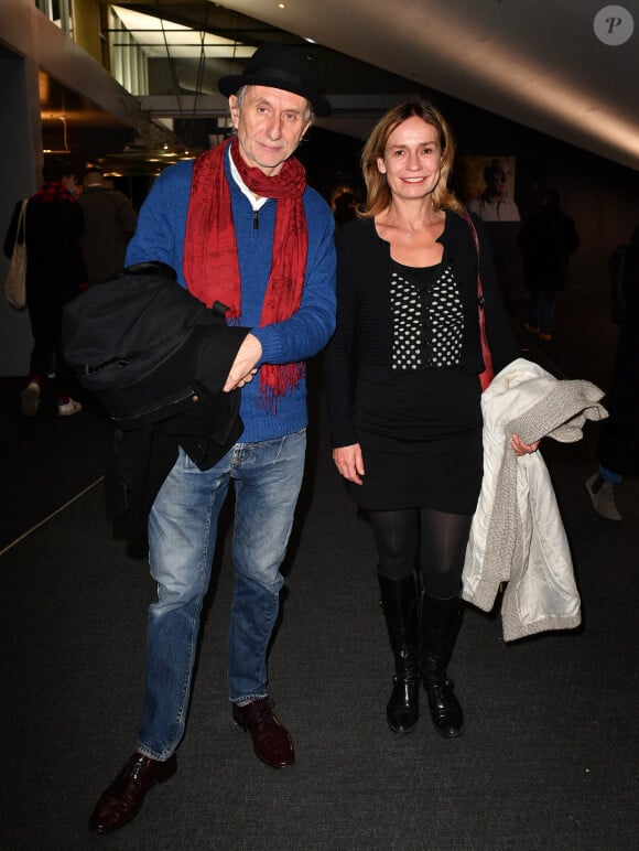 Sandrine Bonnaire et Erik Truffaz - Avant-première du film "L'évènement" à l'UGC les Halles à Paris le 23 novembre 2021. © Veeren/Bestimage