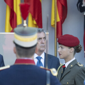 Felipe VI, Reine Letizia et Princesse Leonor assistent à la Parade Militaire de la Fête Nationale, Madrid, Espagne, 12 octobre 2023.