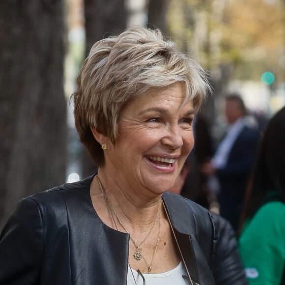 Véronique Jannot - Arrivées à l'enregistrement de l'émission "Vivement Dimanche" présentée par M. Drucker et qui sera diffusée le 15 octobre 2023 sur France 3, au studio Gabriel à Paris, France, le 3 octobre 2023. © Christophe Clovis/Bestimage