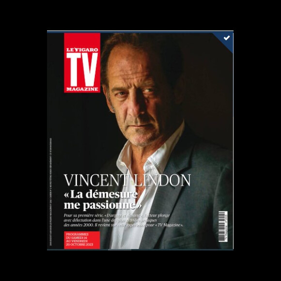 Retrouvez l'interview de Vincent Lindo dans TV Magazine, édition du 13 octobre 2023.
