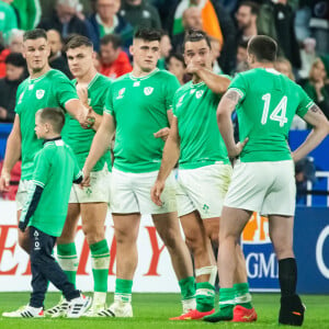 La désillusion Irlandaise - Coupe du Monde de Rugby France 2023 - Match de quart de finale "Irlande - Nouvelle Zélande (24-28)" à Saint-Denis, le 14 octobre 2023. 