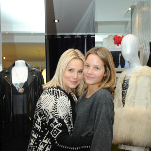 Exclusif - Rendez-vous avec Sophie Favier et sa fille Carla dans sa boutique a Neuilly sur Seine. Le 10 novembre 2012