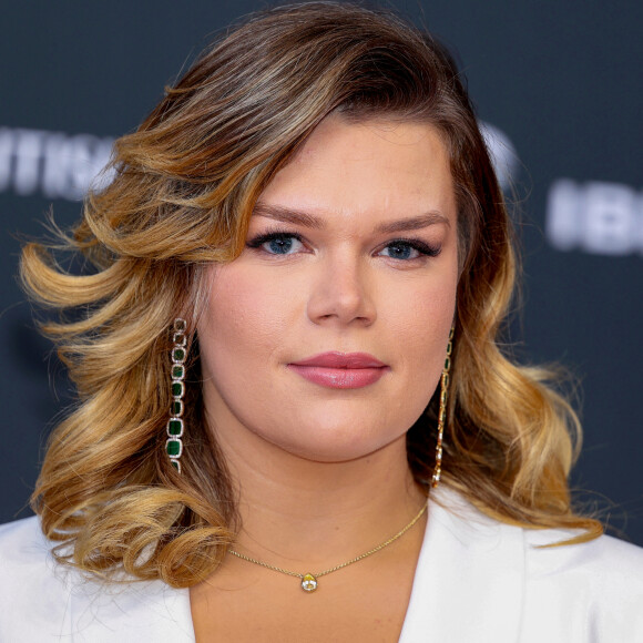 Camille Gottlieb sur le tapis rouge du photocall de la cérémonie d'ouverture du 62ème Festival de Télévision de Monte-Carlo, à Monaco, le 16 juin 2023. © Claudia Albuquerque/BestImage 