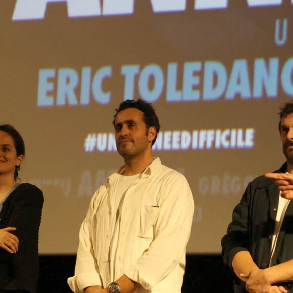 Ce mercredi, elle est à l'affiche du nouveau film d'Olivier Nakache et d'Eric Toledano. 
Exclusif - Eric Toledano, Noémie Merlant, Jonathan Cohen, Pio Marmaï et Olivier Nakache - Avant-Première du film "Une année difficile" à l'UGC Ciné Cité de Bordeaux, le 11 septembre 2023. © Jean-Marc Lhomer / Bestimage 