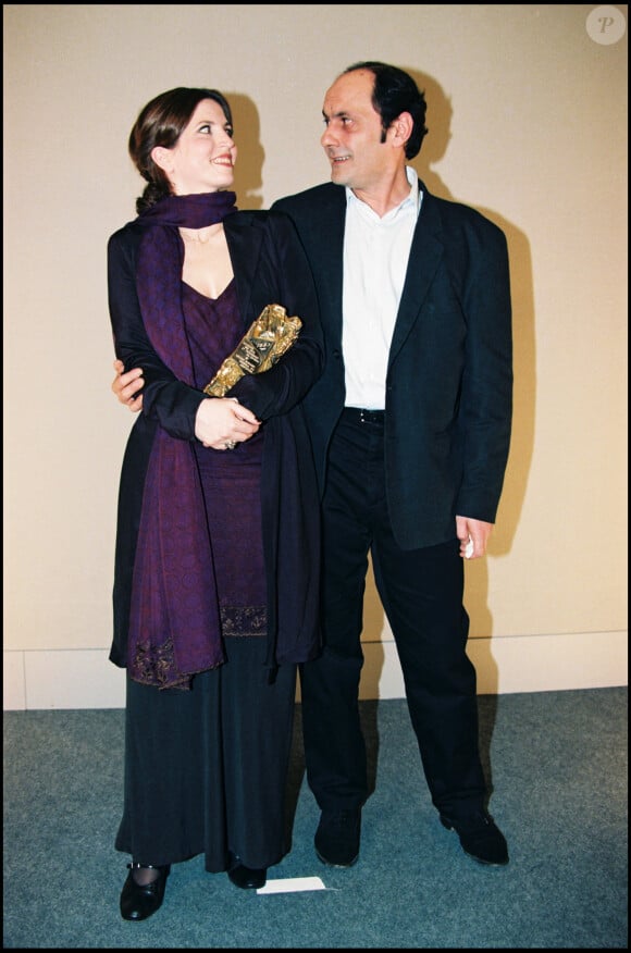 Agnès Jaoui et Jean-Pierre Bacri - César du meilleur scénario pour "Un air de Famille" en 1997